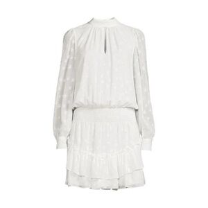 Ramy Brook Sashah Star Pattern Blouson Dress